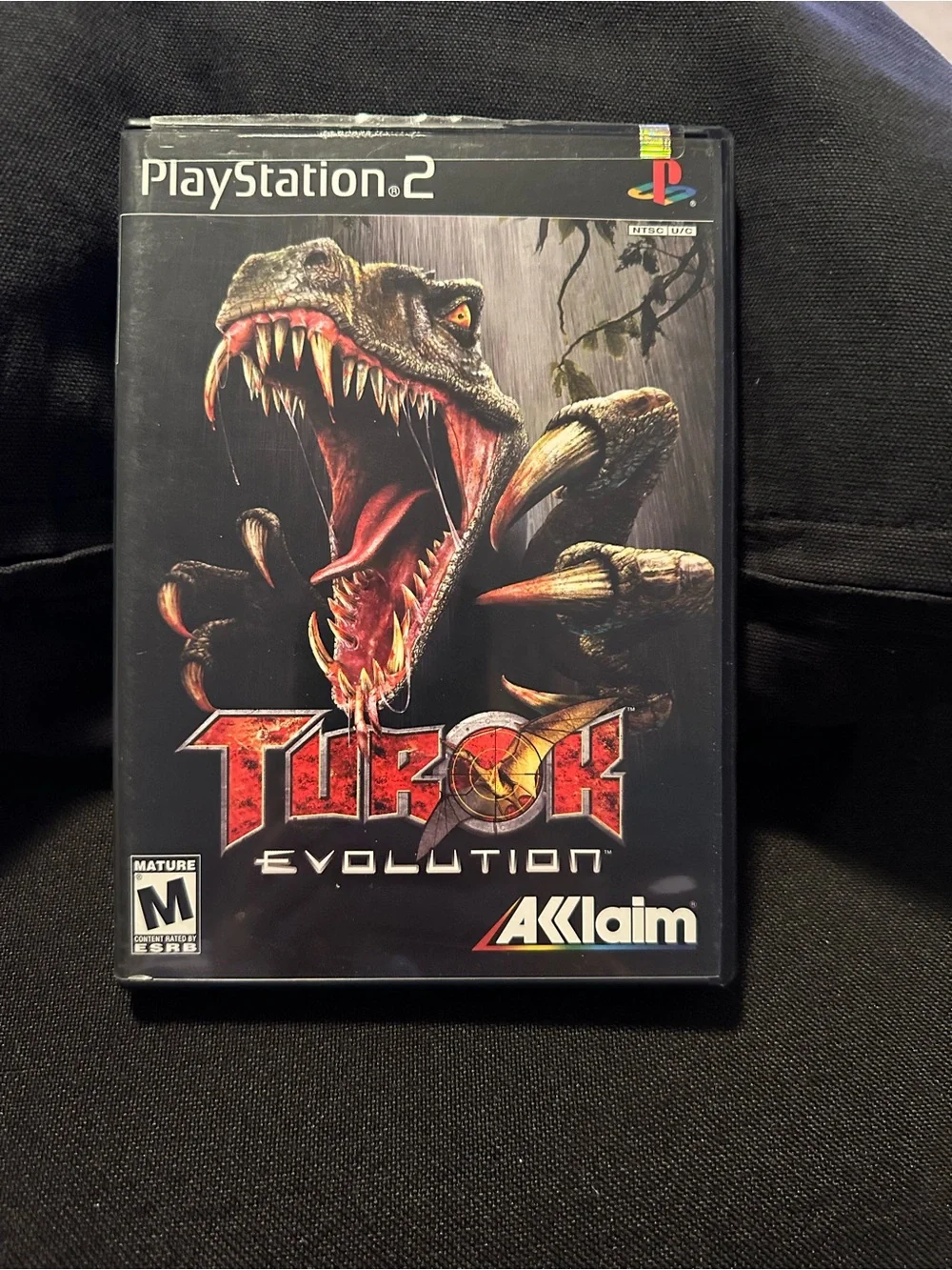 Sony PlayStation 2 Turok Evolution – Black & Red Cover Art